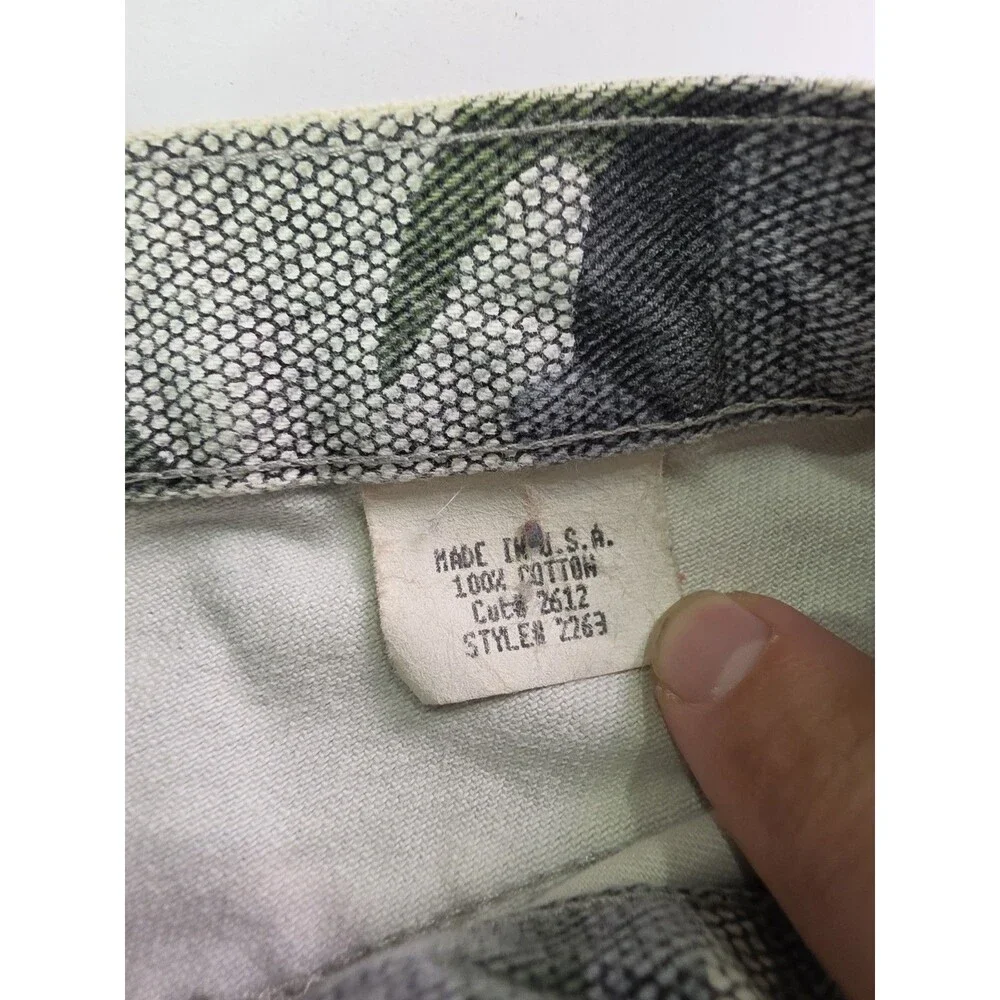 Rare BC Ethic Trousers Enduro Camo Y2K 1990s Baggy USA Skater 36x32 Cargo 2263